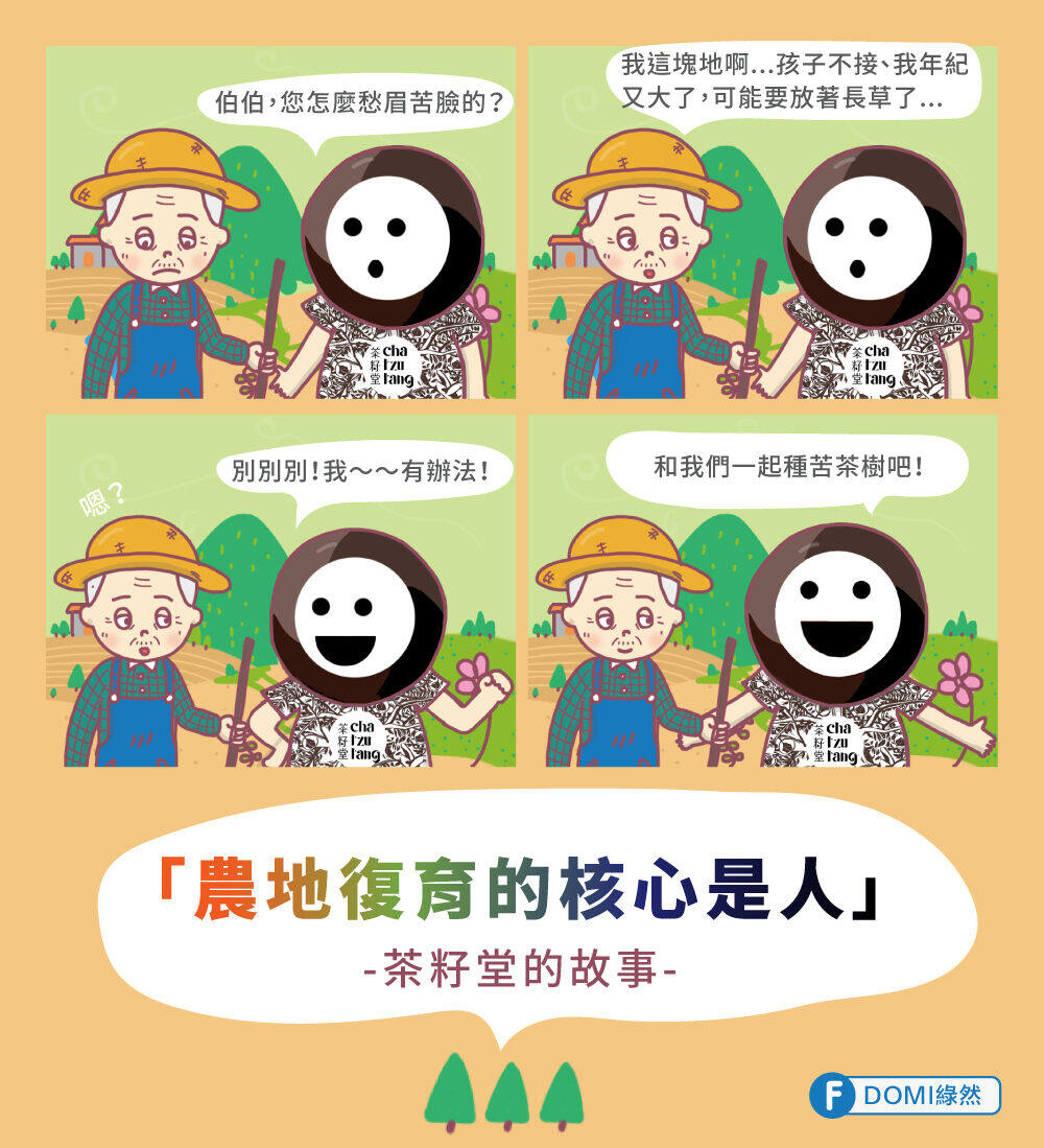 茶籽堂專訪:農地復育的核心是人